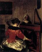 Gerard ter Borch the Younger The Concert oil on canvas